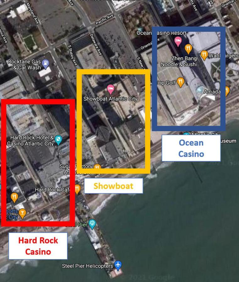 Astonishing Ocean Front Condo Cozysuites At Showboat 애틀랜틱시티 외부 사진